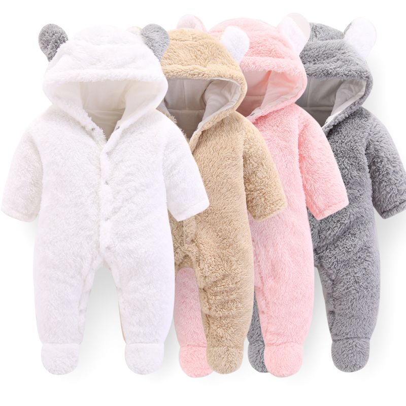 Baby Winter Jumpsuit Cotton Romper